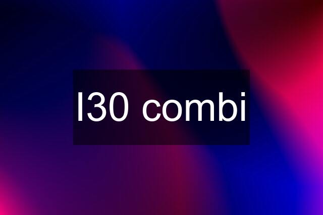 I30 combi