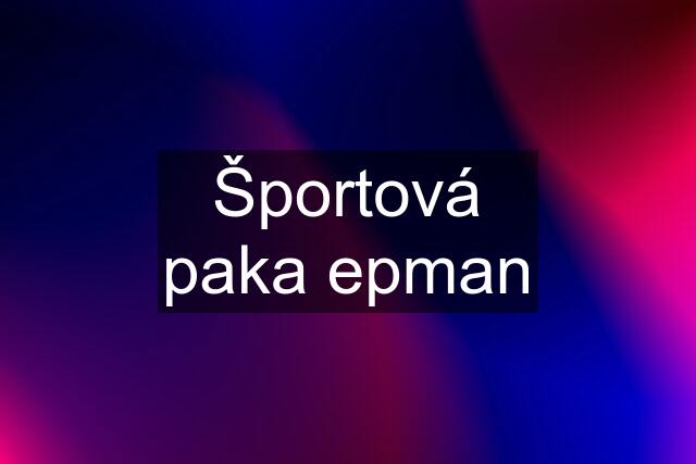 Športová paka epman