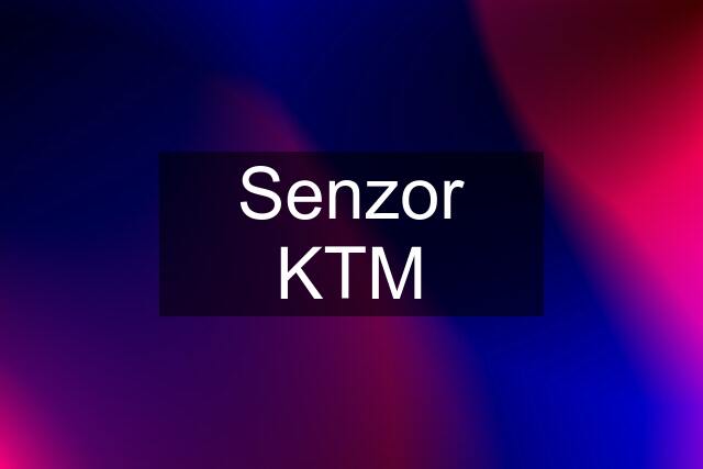 Senzor KTM