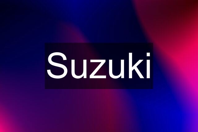 Suzuki