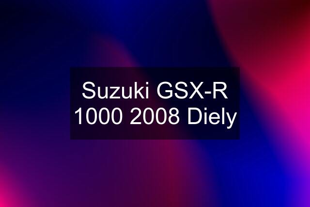 Suzuki GSX-R 1000 2008 Diely