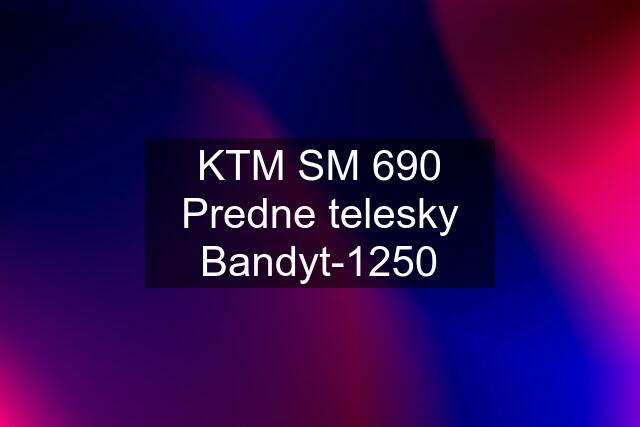 KTM SM 690 Predne telesky Bandyt-1250