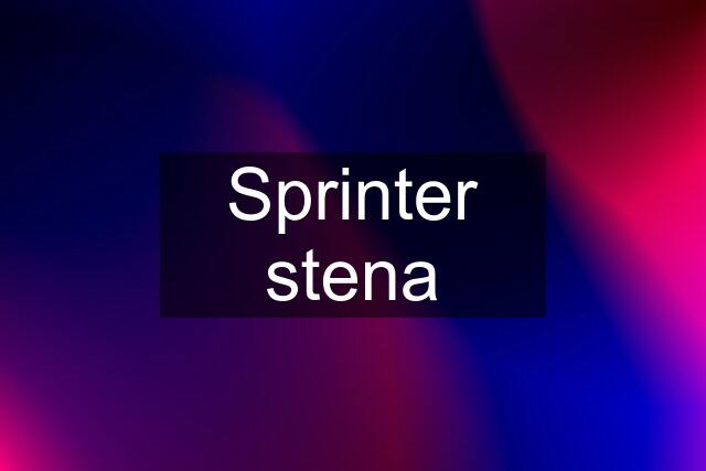 Sprinter stena