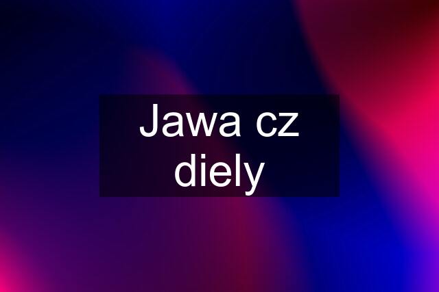 Jawa cz diely