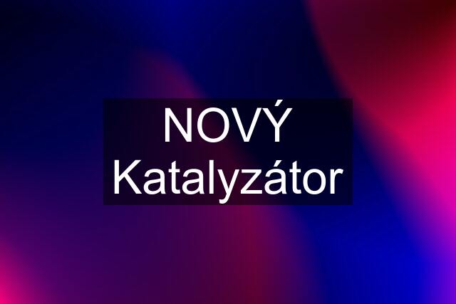 NOVÝ Katalyzátor