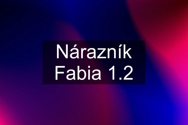 Nárazník Fabia 1.2