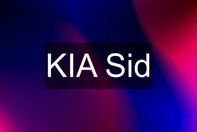 KIA Sid