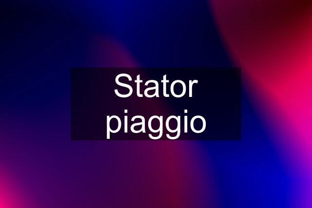 Stator piaggio