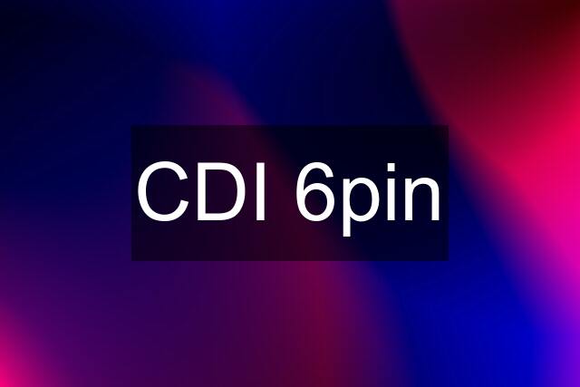 CDI 6pin