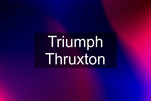 Triumph Thruxton