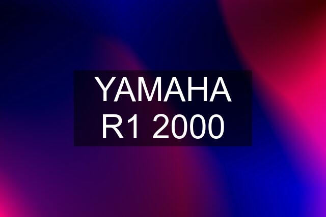 YAMAHA R1 2000