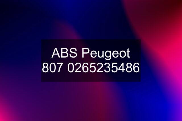 ABS Peugeot 5486