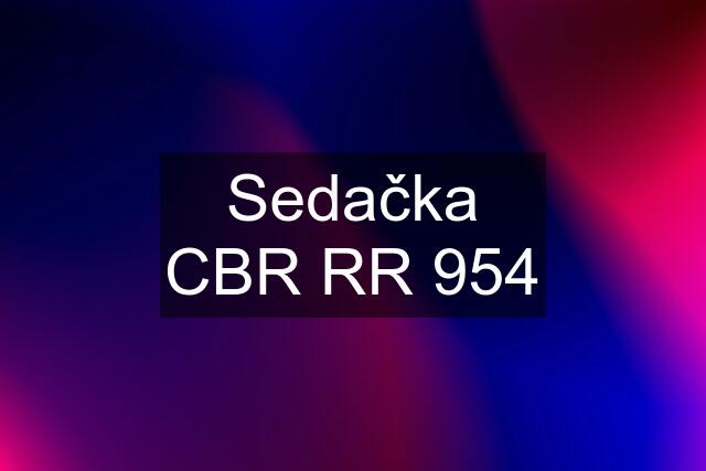 Sedačka CBR RR 954