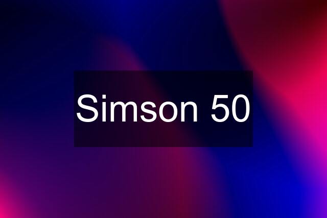 Simson 50