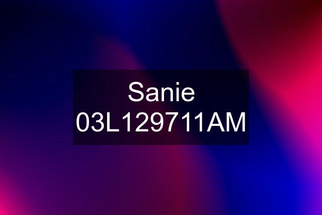 Sanie 03L129711AM