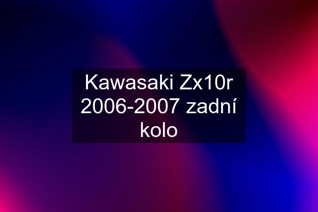 Kawasaki Zx10r 2006-2007 zadní kolo