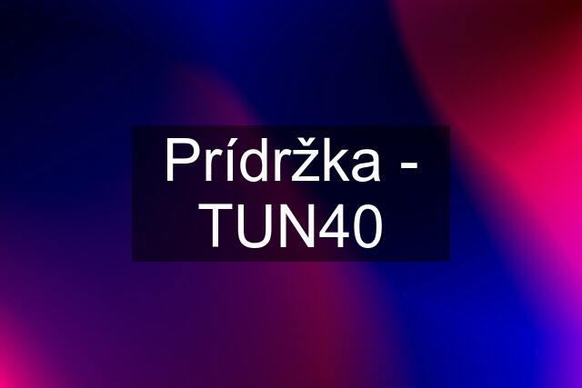 Prídržka - TUN40