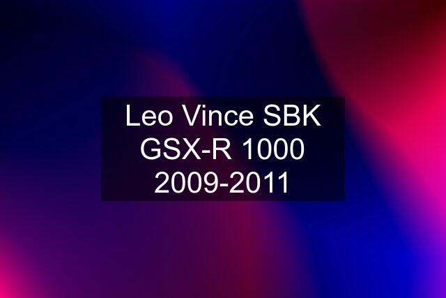 Leo Vince SBK GSX-R 1000 2009-2011