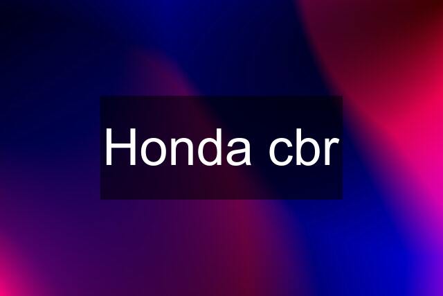 Honda cbr