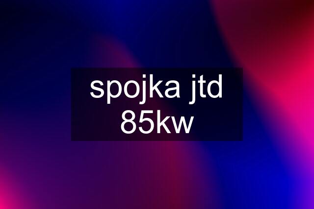 spojka jtd 85kw