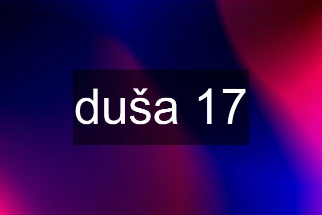 duša 17