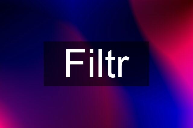 Filtr