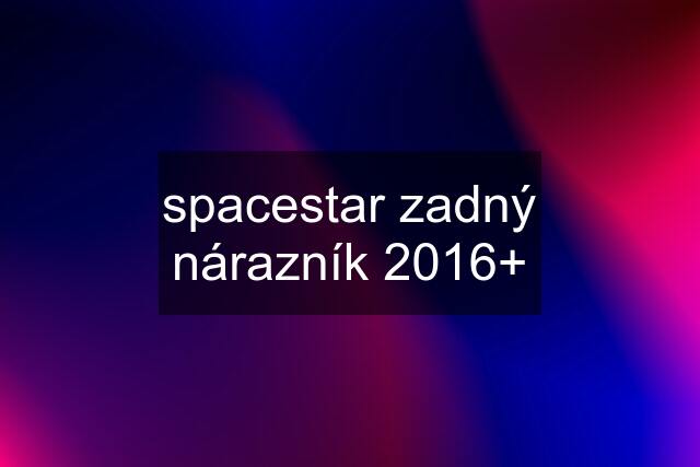 spacestar zadný nárazník 2016+