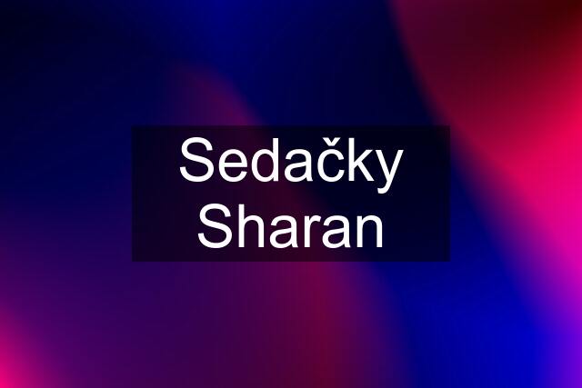 Sedačky Sharan