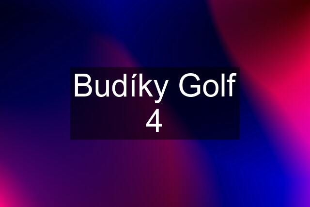 Budíky Golf 4