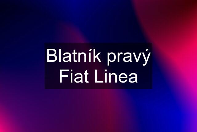 Blatník pravý Fiat Linea