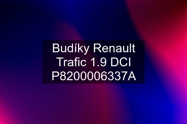 Budíky Renault Trafic 1.9 DCI P8200006337A