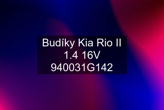 Budíky Kia Rio II 1.4 16V 940031G142