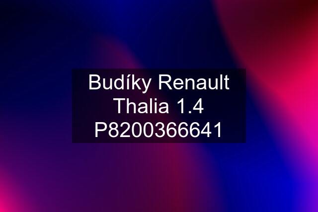 Budíky Renault Thalia 1.4 P8200366641