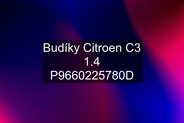 Budíky Citroen C3 1.4 P9660225780D
