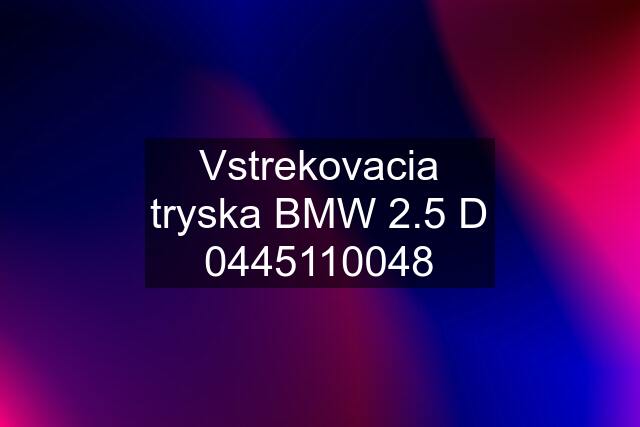 Vstrekovacia tryska BMW 2.5 D 