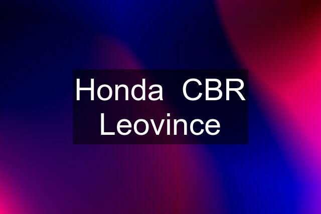 Honda  CBR Leovince