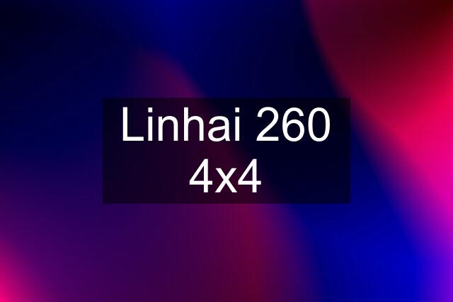 Linhai 260 4x4