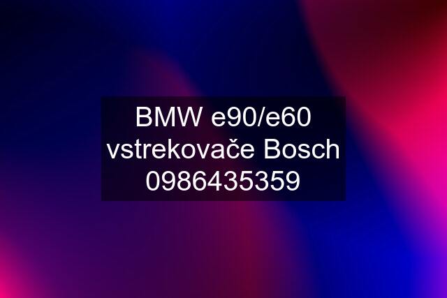 BMW e90/e60 vstrekovače Bosch 