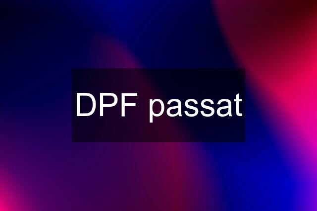 DPF passat