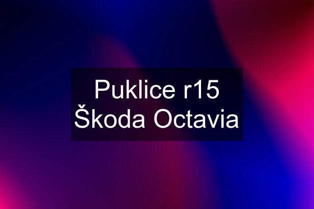 Puklice r15 Škoda Octavia