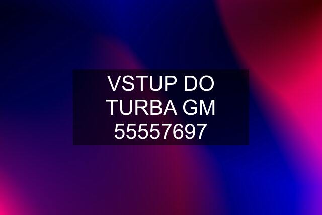 VSTUP DO TURBA GM 55557697