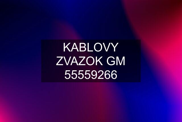 KABLOVY ZVAZOK GM 55559266