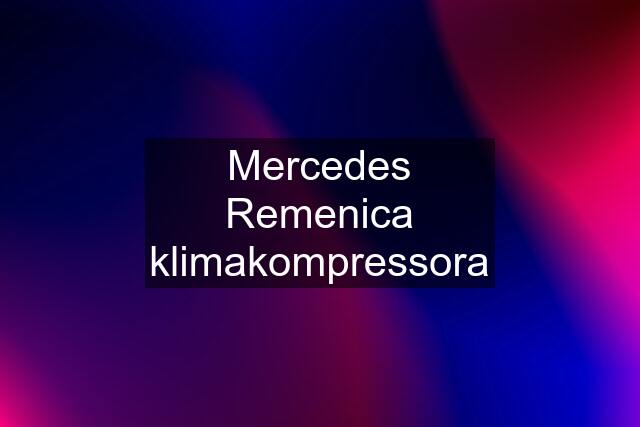 Mercedes Remenica klimakompressora