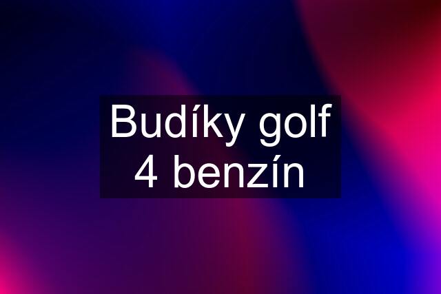 Budíky golf 4 benzín