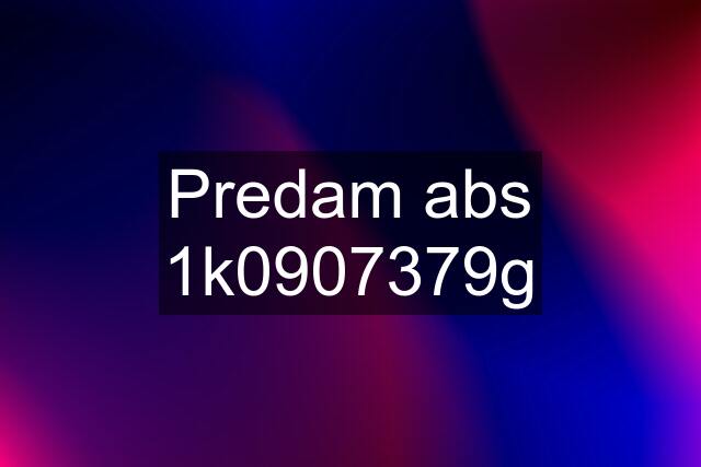 Predam abs 1k0907379g