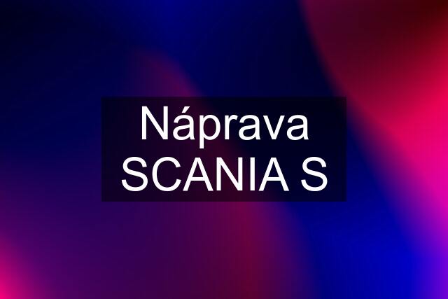 Náprava SCANIA S