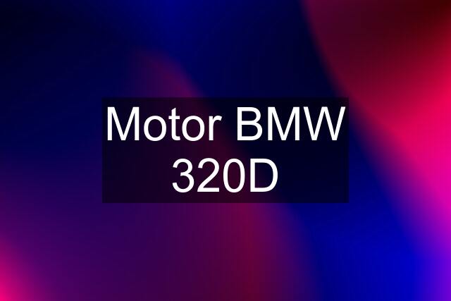 Motor BMW 320D