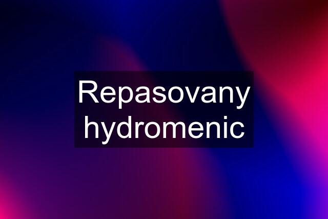 Repasovany hydromenic