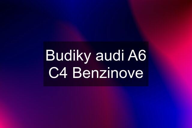 Budiky audi A6 C4 Benzinove