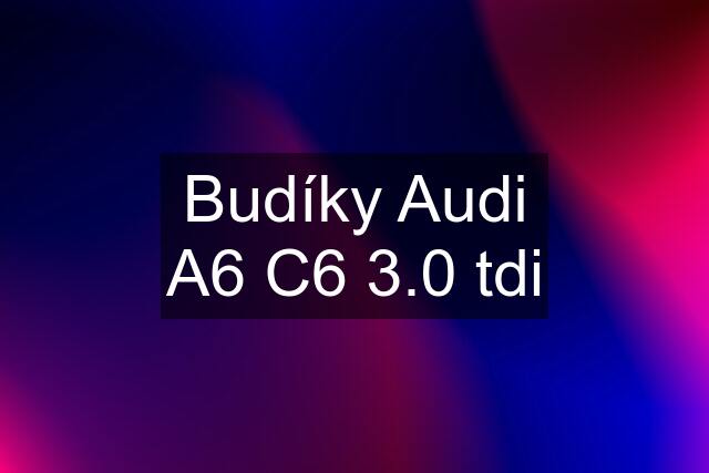 Budíky Audi A6 C6 3.0 tdi